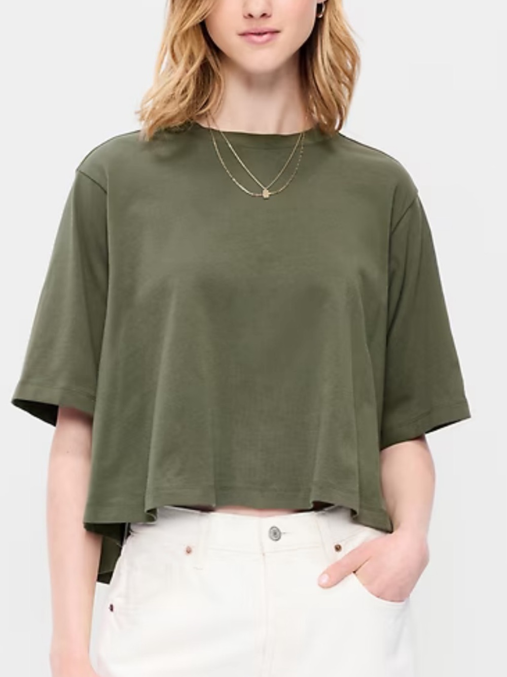 OLD NAVY Short-Sleeve Trapeze T-Shirt